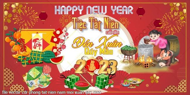 file vector cdr phong tat nien nam moi xuan quy mao